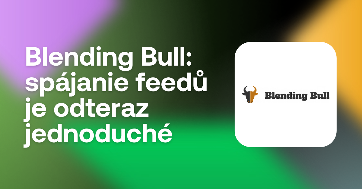 blending bull spájanie feedů